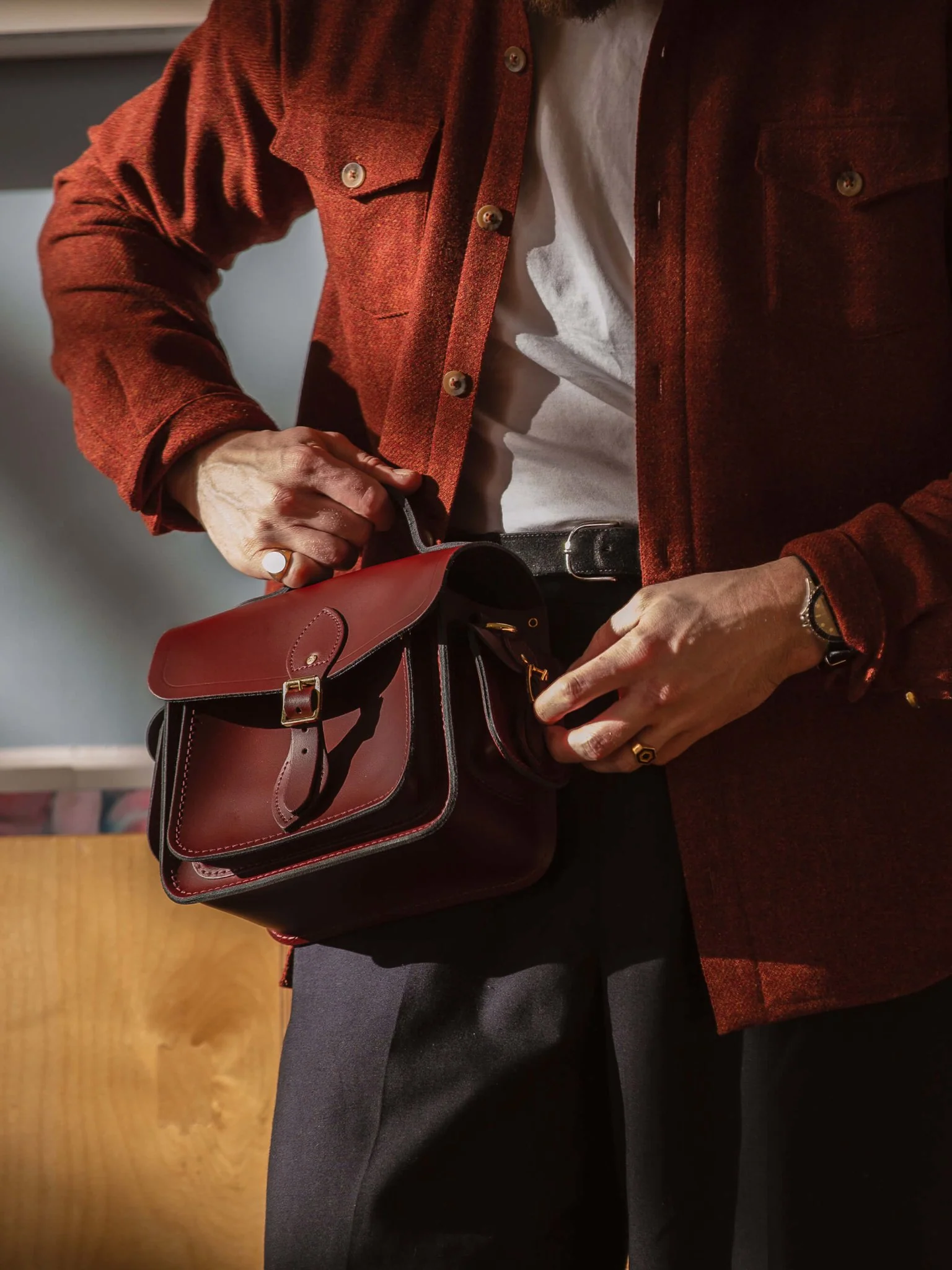 The Traveller - Oxblood