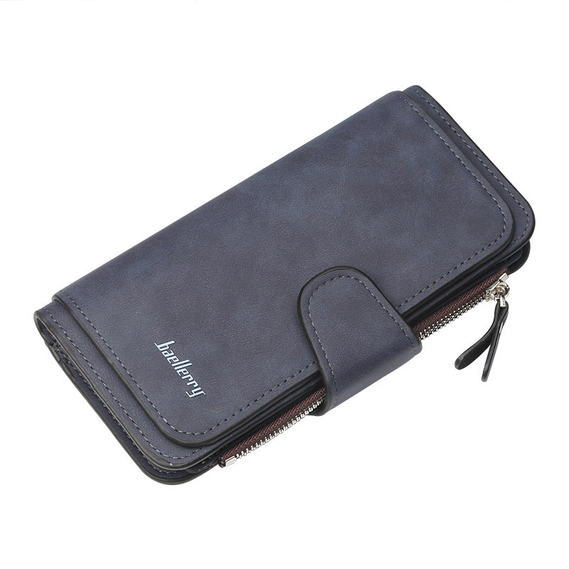 Long Buckle Ladies Wallet Coin Purse Multi-color Card Mobile Phone Bag Hand Bag Card Bag